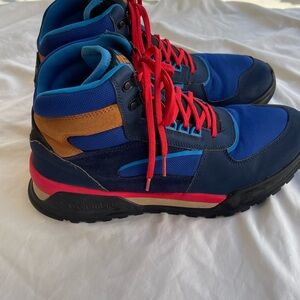 Columbia Blue Red Wildone Nation Activewear Boot Men’s Sz 12